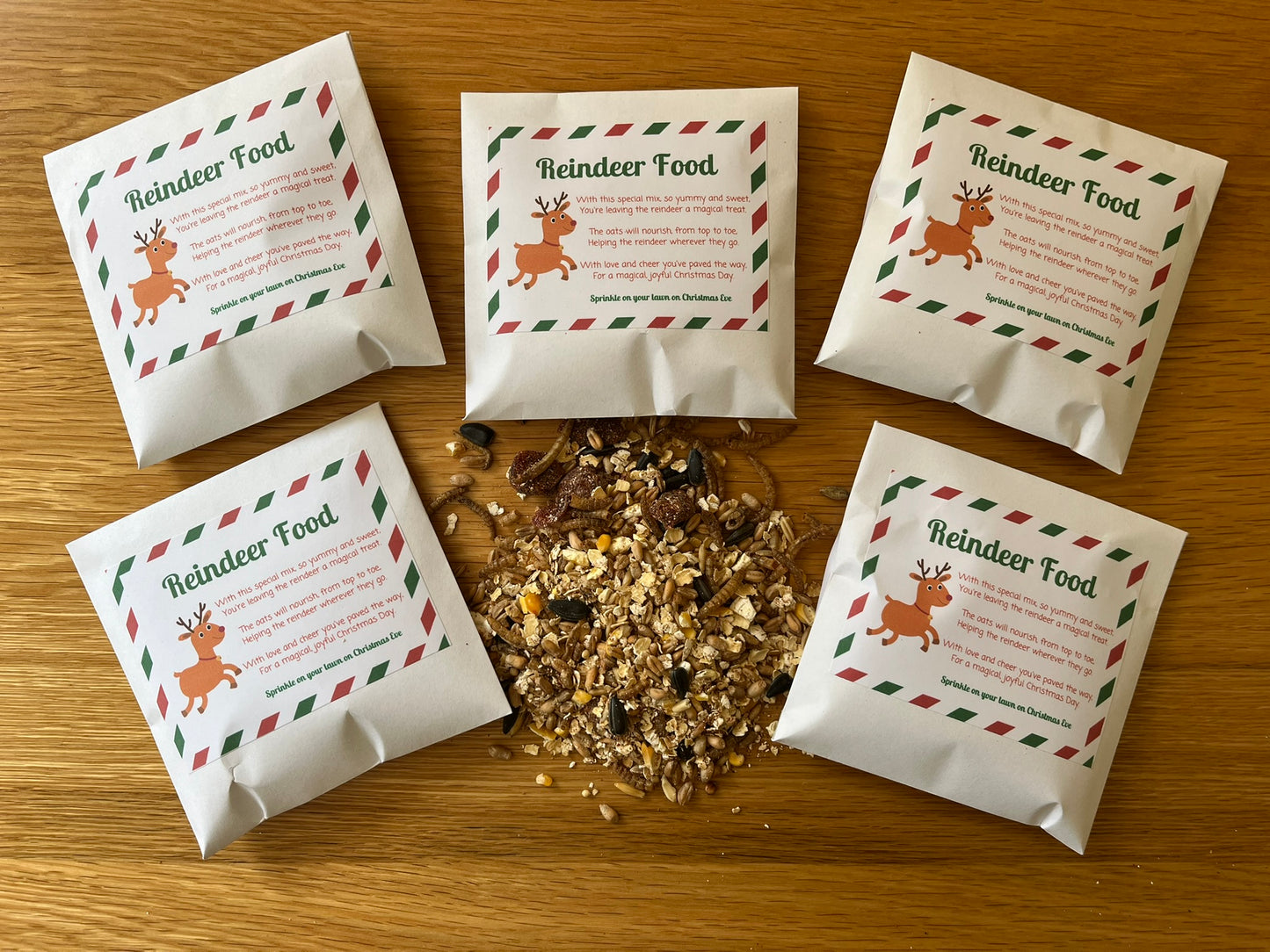 Reindeer Food with Poem