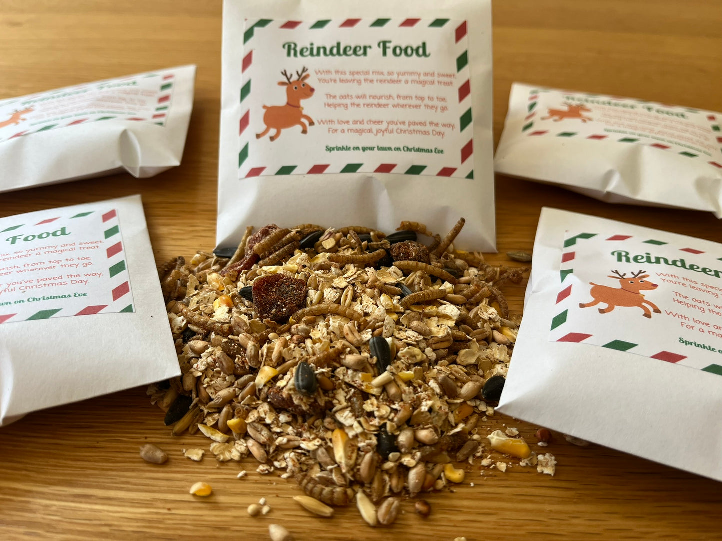 Reindeer Food with Poem