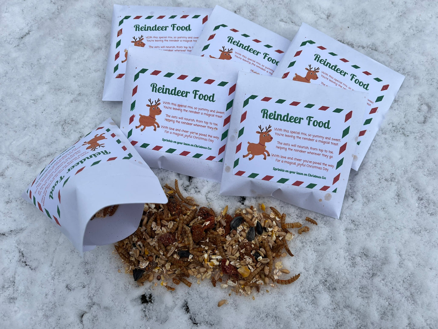 Reindeer Food with Poem