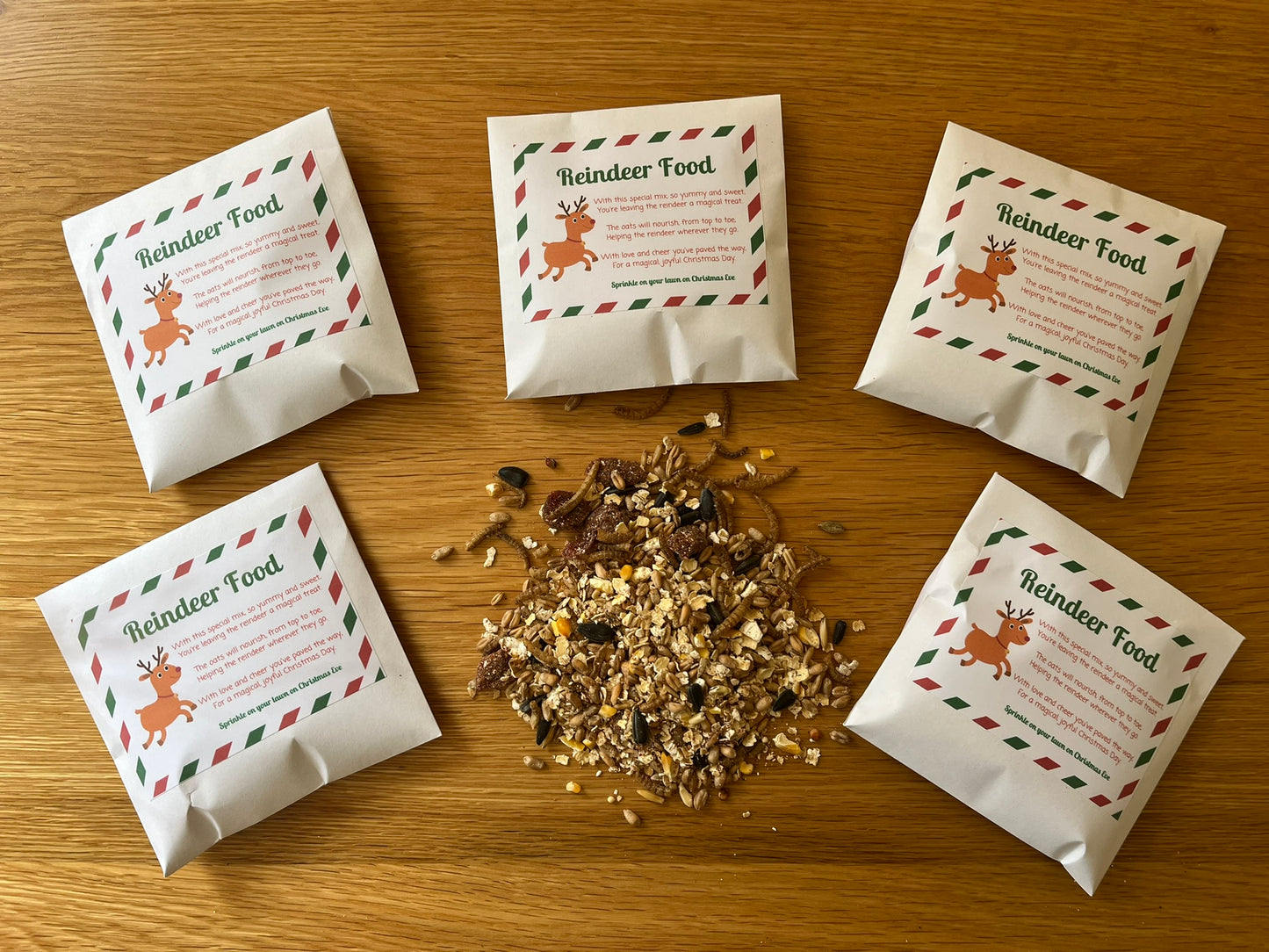 Reindeer Food with Poem