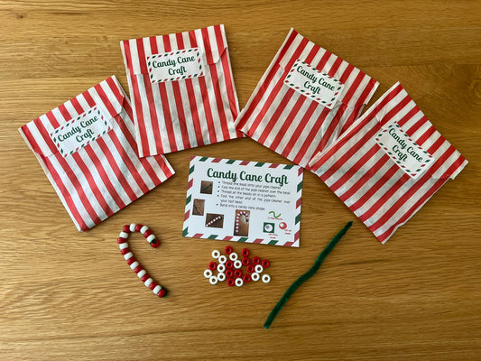 Candy Cane Bead Craft Kit
