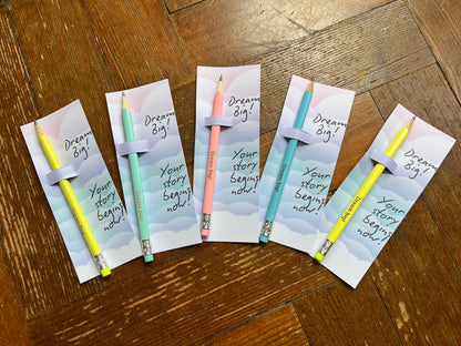 5 x Dream Big Pencils