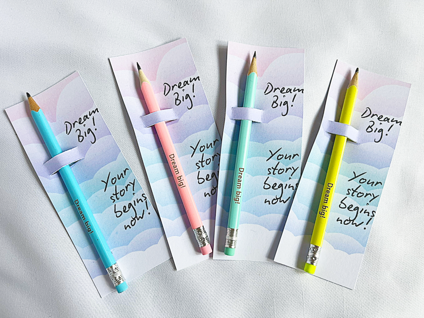 5 x Dream Big Pencils
