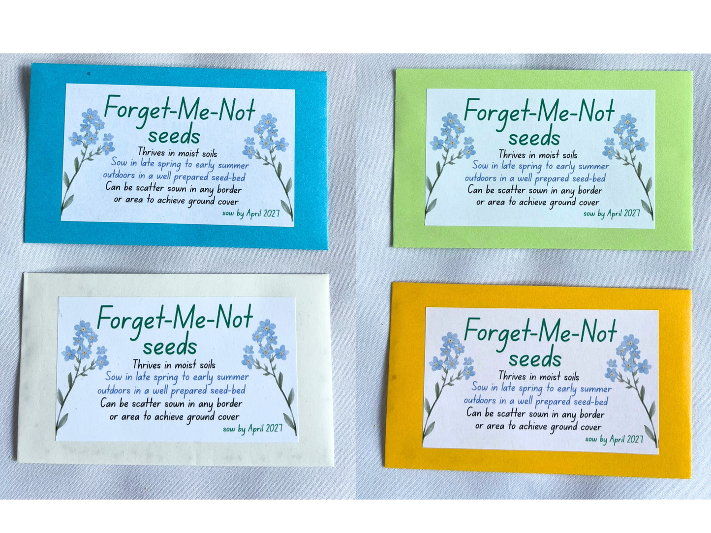 Forget Me Not Seed Packet