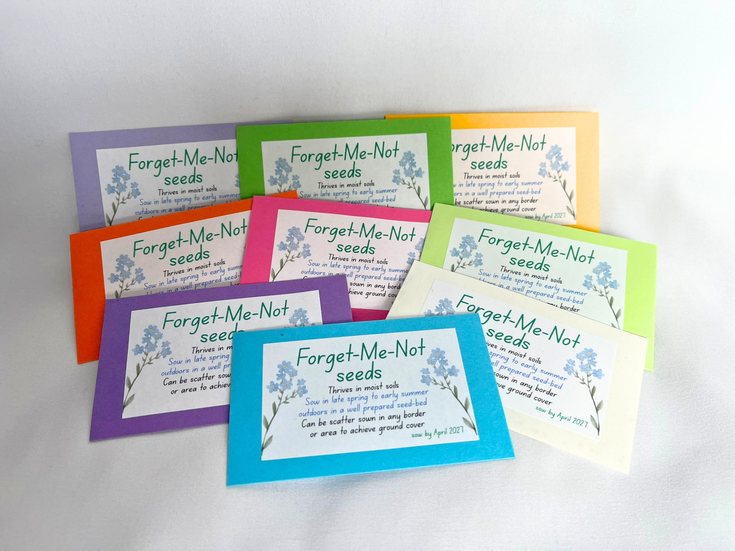 Forget Me Not Seed Packet