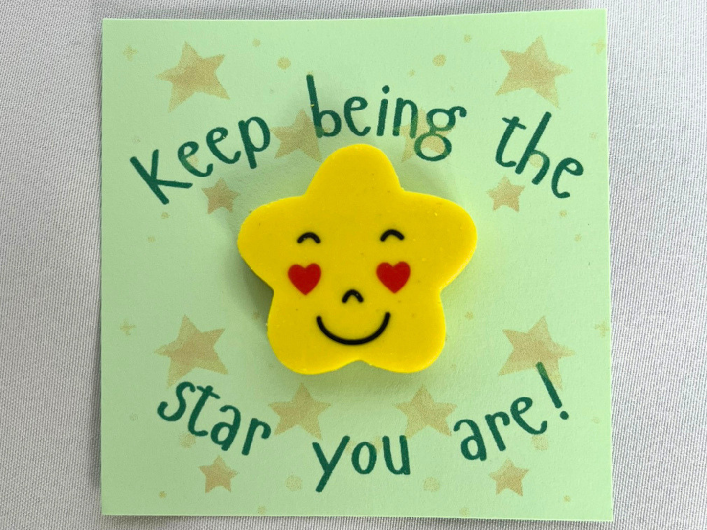 Emoji Star Rubber