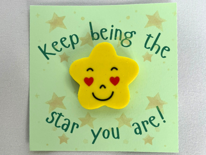 Emoji Star Rubber