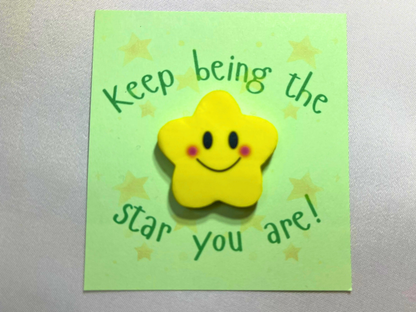 Emoji Star Rubber