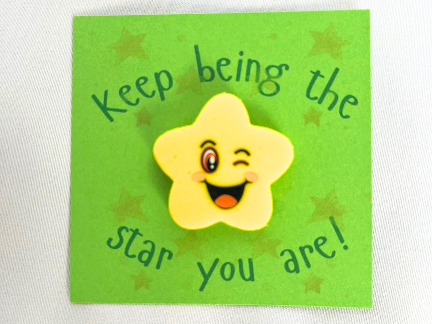 Emoji Star Rubber